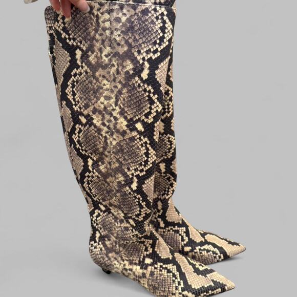 Gianni bini snakeskin knee high - Picture 3 of 6